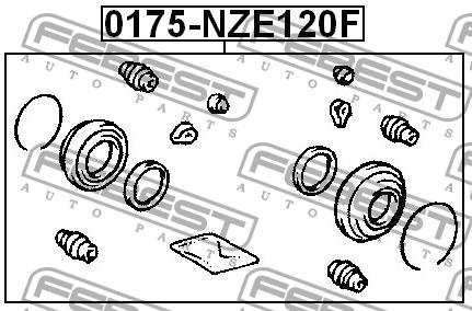 Febest Repair Kit, brake caliper – price 79 PLN