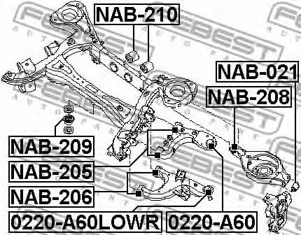 Купити Febest NAB-205 за низькою ціною в Польщі!