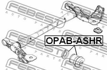 Febest Сайлентблок балки задньої – ціна 126 PLN