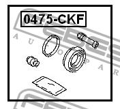 Ремкомплект тормозного суппорта Febest 0475-CKF