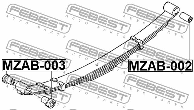 Купить Febest MZAB003 – отличная цена на 2407.PL!