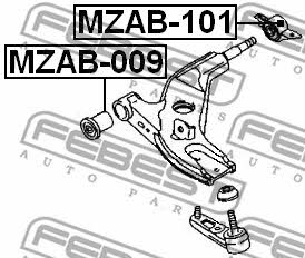 Купити Febest MZAB-101 за низькою ціною в Польщі!
