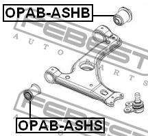 Сайлентблок переднего рычага задний Febest OPAB-ASHB