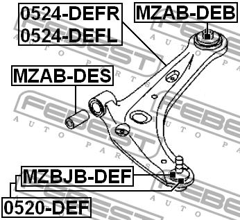 Buy Febest MZABDEB – good price at 2407.PL!