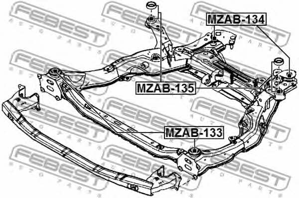 Buy Febest MZAB133 – good price at 2407.PL!