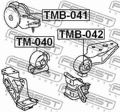 Febest Motorlager – Preis 76 PLN