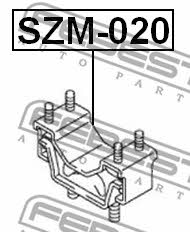 Motorlager hinten Febest SZM-020