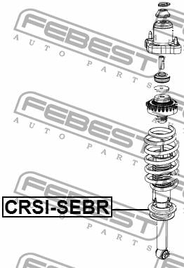 Miseczka sprężyny zawieszenia tylna Febest CRSI-SEBR