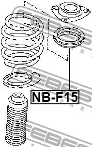Febest Shock absorber bearing – price 79 PLN