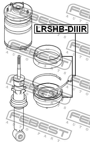 Osłona amortyzatora tylnego Febest LRSHB-DIIIR