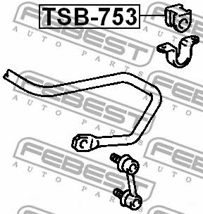 Купити Febest TSB753 – суперціна на 2407.PL!