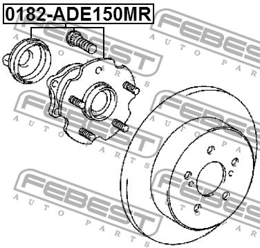 Febest Radnabe hinten – Preis 397 PLN