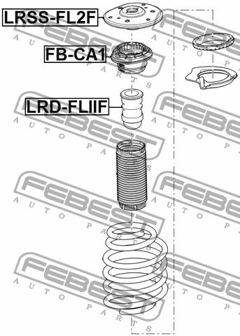 Front Shock Absorber Support Febest LRSS-FL2F