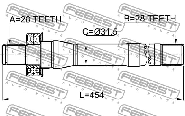 Buy Febest 1212-CMMT4WD at a low price in Poland!