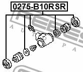 Ersatzteilsatz für Radbremszylinder Febest 0275-B10RSR