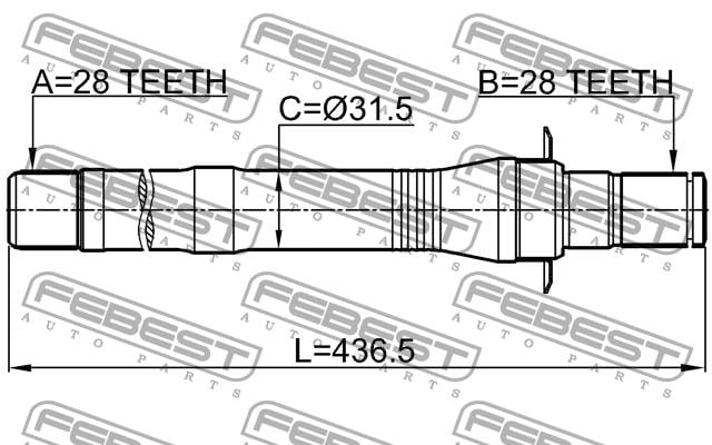 Купити Febest 1212CM10MT4WD – суперціна на 2407.PL!