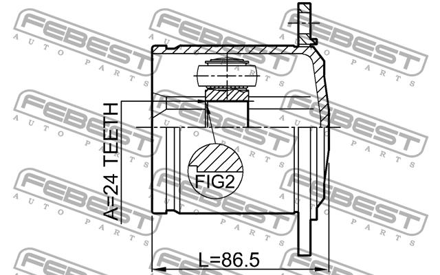 Buy Febest 1711Q5LH – good price at 2407.PL!