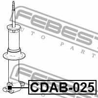 Сайлентблок переднего амортизатора Febest CDAB-025