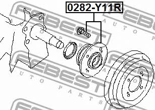 Febest Rear wheel hub – price 615 PLN