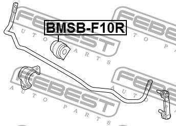 Втулка стабилизатора заднего Febest BMSB-F10R