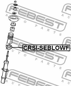 Miseczka sprężyny zawieszenia tylna Febest CRSI-SEBLOWF