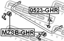 Febest Rear stabilizer bar – price 41 PLN