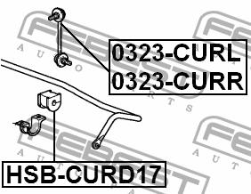 Купить Febest HSB-CURD17 по низкой цене в Польше!