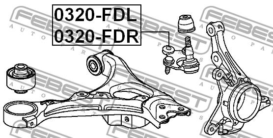 Kaufen Sie Febest 0320FDR zum guten Preis bei 2407.PL!
