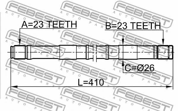 Купить Febest 0212-B14LH по низкой цене в Польше!