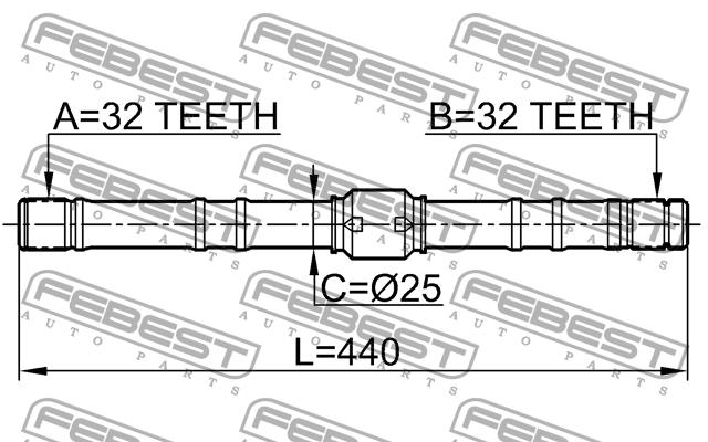 Buy Febest 0212-SR20RH at a low price in Poland!