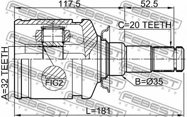 Kup Febest 0111-CT220LH w niskiej cenie w Polsce!