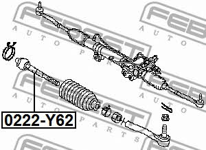 Febest Inner Tie Rod – price 99 PLN