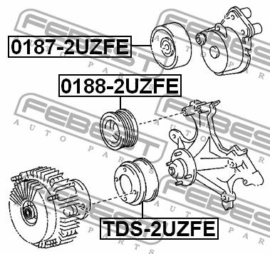 Umlenkrolle Febest 0188-2UZFE