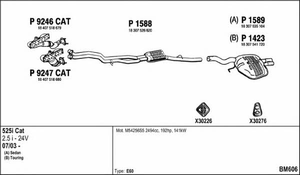 Fenno BM606 Abgasanlage BM606: Kaufen Sie zu einem guten Preis in Polen bei 2407.PL!