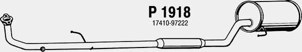Fenno P1918 Central silencer P1918: Buy near me in Poland at 2407.PL - Good price!