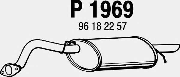 Fenno P1969 Глушитель, задняя часть P1969: Купить в Польше - Отличная цена на 2407.PL!