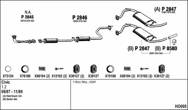 Fenno HO005 Abgasanlage HO005: Kaufen Sie zu einem guten Preis in Polen bei 2407.PL!