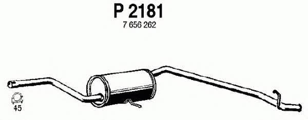 Fenno P2181 Tłumik, część tylna P2181: Dobra cena w Polsce na 2407.PL - Kup Teraz!
