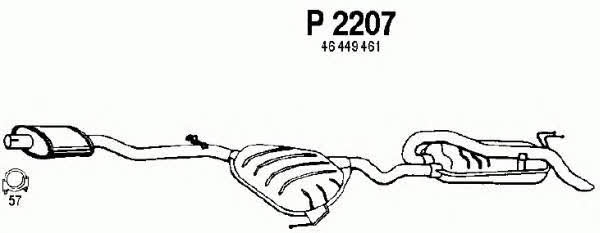 Fenno P2207 Tłumik, część tylna P2207: Dobra cena w Polsce na 2407.PL - Kup Teraz!