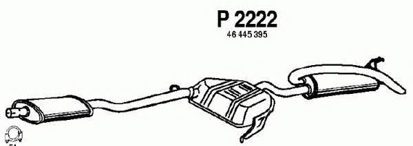 Fenno P2222 Tłumik, część tylna P2222: Dobra cena w Polsce na 2407.PL - Kup Teraz!