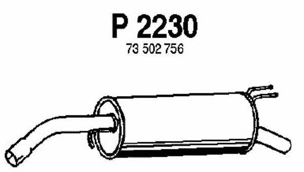 Fenno P2230 End Silencer P2230: Buy near me in Poland at 2407.PL - Good price!