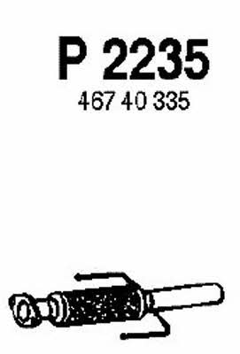 Fenno P2235 Вихлопна труба P2235: Приваблива ціна - Купити у Польщі на 2407.PL!