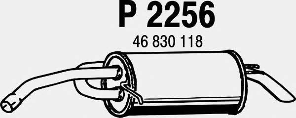 Fenno P2256 Tłumik, część tylna P2256: Atrakcyjna cena w Polsce na 2407.PL - Zamów teraz!