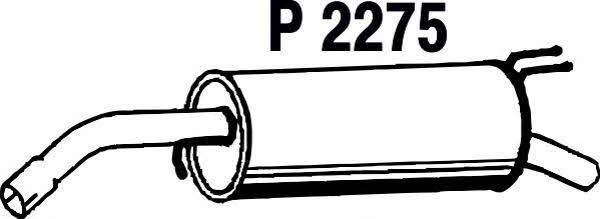 Fenno P2275 Tłumik, część tylna P2275: Dobra cena w Polsce na 2407.PL - Kup Teraz!
