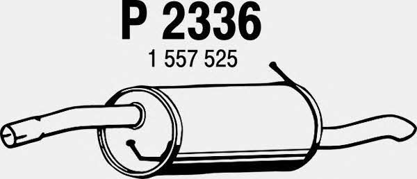 Fenno P2336 Tłumik, część tylna P2336: Dobra cena w Polsce na 2407.PL - Kup Teraz!