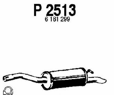 Fenno P2513 End Silencer P2513: Buy near me in Poland at 2407.PL - Good price!