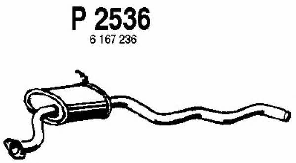 Fenno P2536 Central silencer P2536: Buy near me in Poland at 2407.PL - Good price!