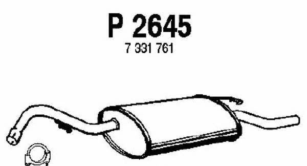 Fenno P2645 End Silencer P2645: Buy near me in Poland at 2407.PL - Good price!