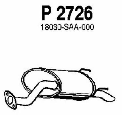 Fenno P2726 End Silencer P2726: Buy near me in Poland at 2407.PL - Good price!