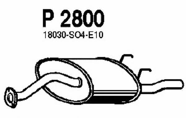 Fenno P2800 End Silencer P2800: Buy near me in Poland at 2407.PL - Good price!